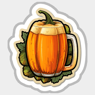 Pumpkin Beer Sticker